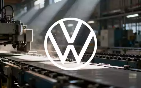 Abstrakte, atmosphärische Szene der Automobilindustrie mit unscharfen Maschinen und Montagelinien, die Effizienz und Wandel andeuten. - Foto: über boerse-global.de