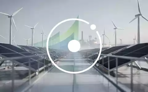 Abstrakte Szene, die den Sektor der erneuerbaren Energien darstellt, mit visuellen Hinweisen auf Wachstum und Zögern. - Foto: über boerse-global.de