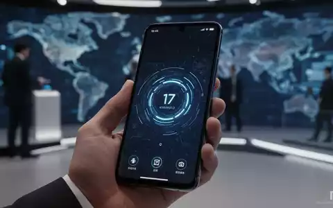 Nahaufnahme eines modernen Smartphones, wahrscheinlich Xiaomi, mit lebendigem, futuristischem Interface auf dem Bildschirm. - Foto: über boerse-global.de