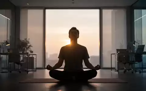 Eine Person sitzt in nachdenklicher Pose, umgeben von sanftem Licht, das Ruhe und Selbstreflexion ausstrahlt. - Foto: über boerse-global.de