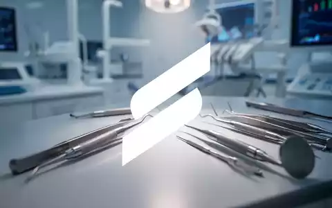 Abstrakte Szene der Dentalmedizintechnik mit präzisen Instrumenten in einem hochtechnologischen Umfeld, das Erwartung vor Finanzzahlen widerspiegelt. - Foto: über boerse-global.de