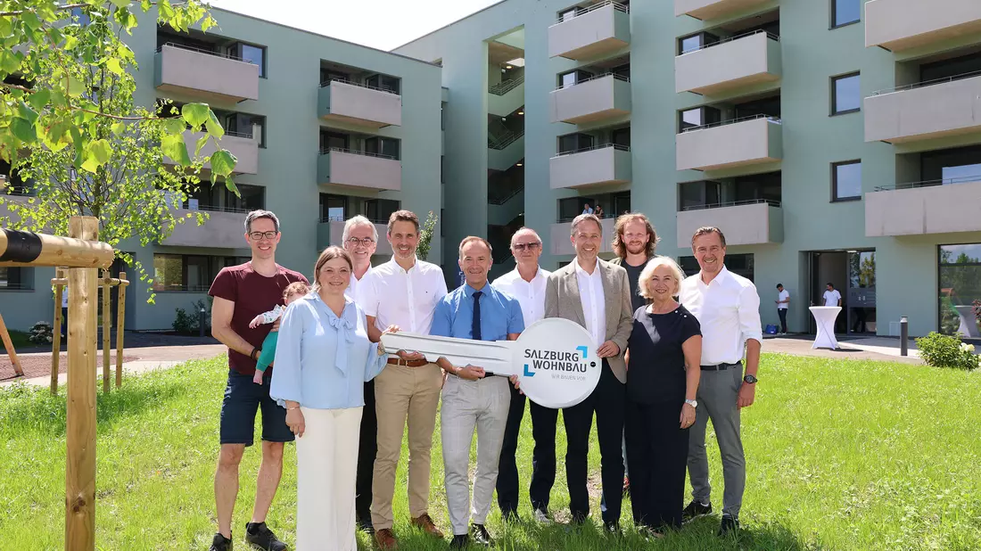 Neues Wohnbauprojekt in der Otto-von-Lilienthalstraße offiziell übergeben