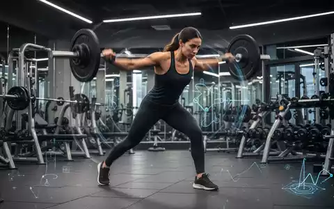 Eine Person führt in einem modernen Fitnessstudio ein Ganzkörper-Kraft- und Cardio-Workout durch, das Effizienz und Energie betont. - Foto: über boerse-global.de