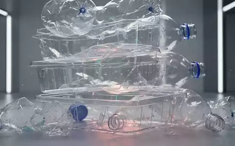 Gestapelte transparente Plastikbehälter und -flaschen, einige zerdrückt, symbolisieren Recycling und Kreislaufwirtschaft. - Foto: über boerse-global.de