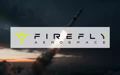 Abstrakte, atmosphärische Szene der Luft- und Raumfahrtindustrie mit einem unscharfen Raketenstart vor einem dunklen Himmel. - Foto: über boerse-global.de