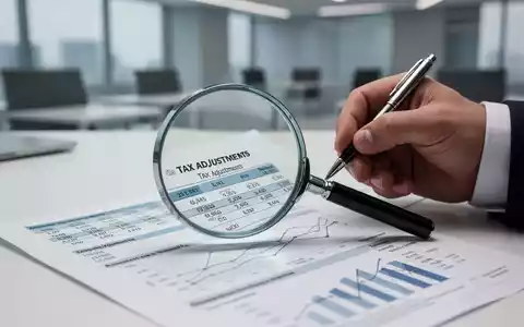 Nahaufnahme einer Lupe über einem Finanzdokument mit Zahlen und Grafiken, ein Stift ist bereit, eine Korrektur vorzunehmen. - Foto: über boerse-global.de