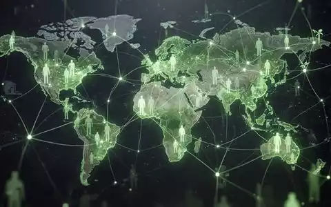 Eine stilisierte Darstellung eines globalen Lieferkettennetzwerks mit Verbindungen, die Nachhaltigkeit und ethische Beschaffung symbolisieren. - Foto: über boerse-global.de