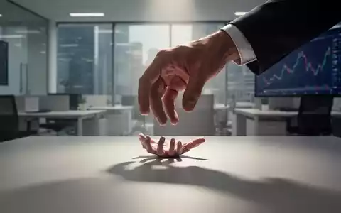 Eine stilisierte Darstellung einer starken Hand, die einen langen Schatten auf eine schwächere Hand wirft, symbolisiert Übernahmen versus Schwäche. - Foto: über boerse-global.de