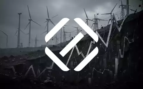 Abstrakte, atmosphärische Szene im Bereich erneuerbare Energien, die einen starken finanziellen Rückgang und Instabilität darstellt. - Foto: über boerse-global.de