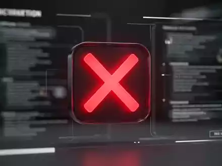 Ein stilisierter, leuchtend roter 'X'-Button auf einer minimalistischen digitalen Oberfläche, der eine Kündigung symbolisiert. - Foto: über boerse-global.de