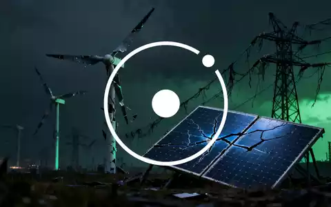 Abstrakte Darstellung des Sektors für erneuerbare Energien mit einer subtilen, bedrohlichen Stimmung des finanziellen Rückgangs. - Foto: über boerse-global.de