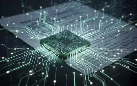 Nahaufnahme einer leuchtenden Platine mit abstrakten Linien und digitalem Code, die Open-Source-Software und rechtliche Klarheit bei öffentlichen Ausschreibungen symbolisiert. - Foto: über boerse-global.de