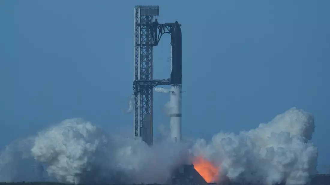 Ein weiterer geplanter Testflug des «Starship» musste kurz vor dem Start abgebrochen werden.  - Bild: Eric Gay/AP/dpa