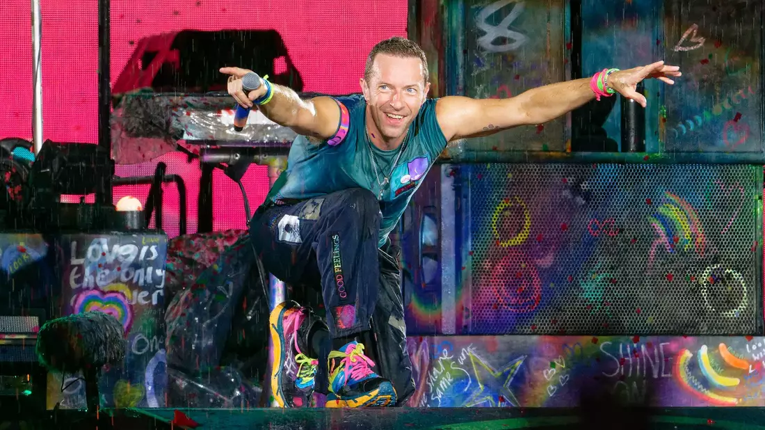 Coldplay achtet mit Erfolg darauf, dass Konzerte der Band klimafreundlicher sind. (Archivbild) - Bild: Henning Kaiser/dpa