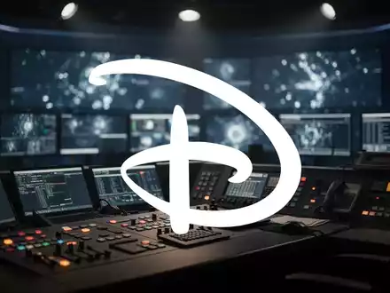 Dunkel beleuchteter Kontrollraum eines Fernsehstudios mit unscharfen Bildschirmen und einer angespannten AtmosphĂ€re, die regulatorischen Druck im Mediensektor andeutet. - Foto: ĂŒber boerse-global.de
