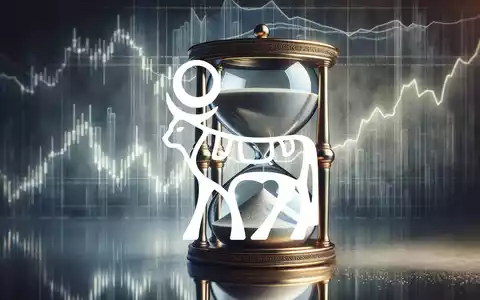 Sanduhr vor verblassenden Aktiencharts - Foto: über boerse-global.de
