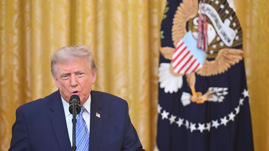 Trump sieht die USA im Iran auf der Gewinnerseite.  - Bild: Saul Loeb/Pool AFP/AP/dpa