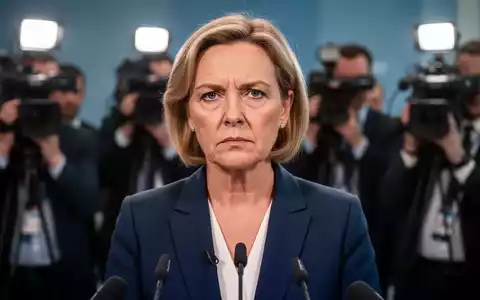 Bundesgesundheitsministerin Nina Warken (CDU) spricht auf einer Pressekonferenz, ihr Blick ist ernst und entschlossen. - Foto: über boerse-global.de