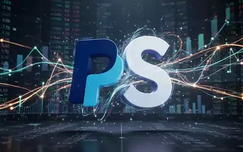 Stilisierte digitale Logos von PayPal und Stripe verschmelzen, umgeben von abstrakten Finanzdaten, symbolisieren ein Übernahmeangebot. - Foto: über boerse-global.de