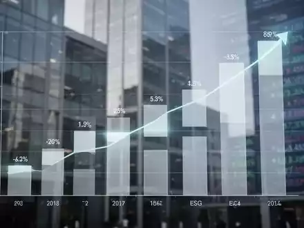 Eine stilisierte, transparente Balkendiagramm-Visualisierung von ESG-Daten, die Zunahme und mangelnde Transparenz darstellt. - Foto: über boerse-global.de