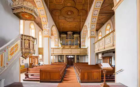 Silbermann-Orgel in Rötha - Foto: © Tom Williger über pressetext.de