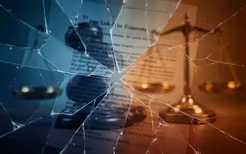 Abstrakte Darstellung von sich überschneidenden, gebrochenen Formen in kühlen und warmen Tönen, die widersprüchliche Interessen symbolisieren. - Foto: über boerse-global.de