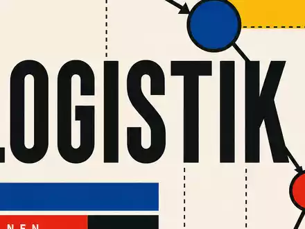 C.H. Robinson Worldwide US12468P1049 als Bauhaus-Poster mit geometrischen Formen und dem Sektor-Text LOGISTIK - Foto: THN