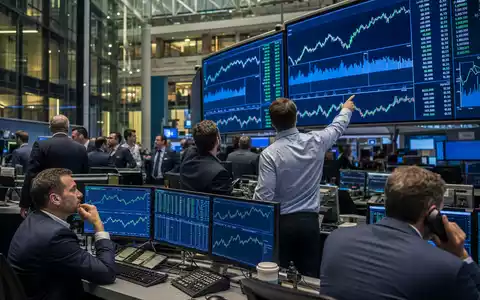 Smith & Nephew plc (ISIN GB0009223206) notiert an der Londoner Börse, gezeigt in geschÀftiger Trading-Floor-Szene - Foto: THN