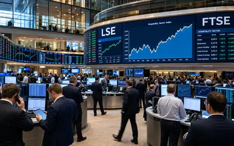 InterContinental Hotels Group PLC (GB00BHJYC057) notiert an der Londoner Börse, dargestellt im Editorial-Stil des Trading-Floors - Foto: THN
