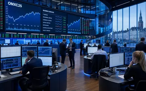 ISS A/S (DK0010181304) wird an der Kopenhagener Börse mit OMXC25-Charts und Business-Services-Handelsdaten gezeigt - Foto: THN