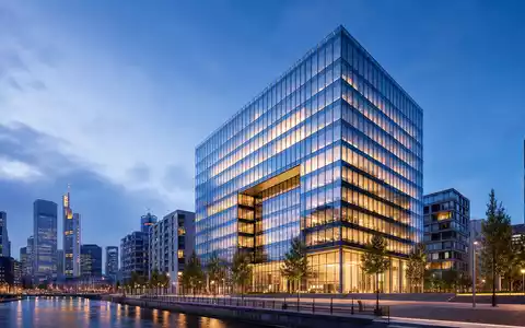 Architektur-Render eines modernen Glasturms visualisiert den Firmensitz von Nexi S.p.A., Wertpapier ISIN IT0005366767 - Foto: THN