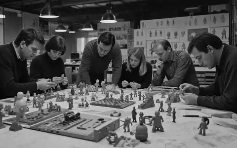 Hasbro Inc. Produktdesigner bei der Arbeit an Spielzeugprototypen dokumentiert mit ISIN US4267811090 - Foto: THN
