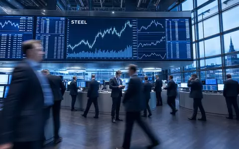 Börsen-Editorial-Bild zeigt SSAB AB, ISIN SE0000108656, auf dem Trading-Floor der Börse Stockholm mit Branchencharts - Foto: THN