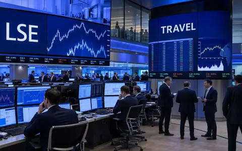 Börsen-Editorialfoto vom Handelsraum illustriert die Notierung von Trainline plc, ISIN GB00B4Z5Y988, an der Londoner Börse - Foto: THN