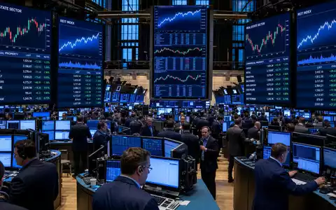 Boston Properties US1011371077 erscheint auf Bildschirmen des NYSE Handelsparkett mit Immobilien REIT Sektor Kursdiagrammen - Foto: THN