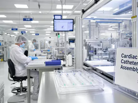 Boston Scientific Corp. betreibt sterile Reinraumfertigung für Herzkathetersysteme am Standort Marlborough MA, ISIN US10117L1017 - Foto: THN