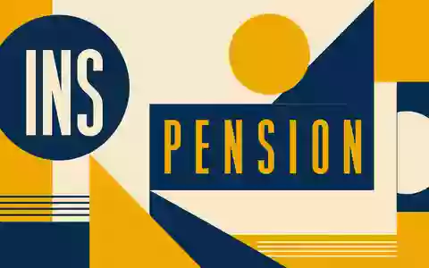 Bauhaus-Poster mit Sektor-Kürzeln INS und PENSION steht für Phoenix Group Holdings plc, ISIN GB00BF8Q6K64 - Foto: THN