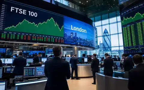 Intertek Group plc GB0031638363 im Börsen-Editorial mit Handelsraum, Kurscharts und Anzeigen zu FTSE 100 - Foto: THN