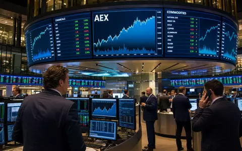 OCI N.V. NL0010558797 wird editoriell auf dem Handelsboden der Euronext Amsterdam mit AEX-Kurscharts dargestellt - Foto: THN