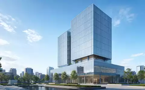 Architektur-Render eines modernen Bankgebäudes als Symbolbild für Banca Generali S.p.A., ISIN IT0001063210, Sektor Banking - Foto: THN