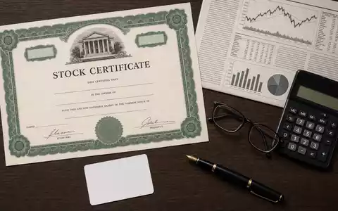 Flatlay mit Aktienzertifikat und ISIN-Karte als Symbolbild für Banca Generali S.p.A., ISIN IT0001063210, Anlageprodukte - Foto: THN