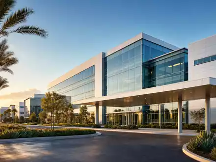 Dexcom Inc. Architektur-Render des modernen Unternehmens-Campus in San Diego ISIN US2521311074 Medizintechnik - Foto: THN