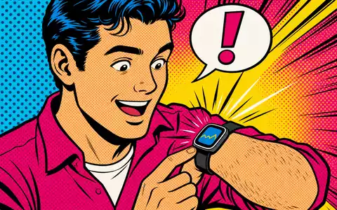 Dexcom Inc. Pop-Art-Comic zeigt Glukosemonitor am Handgelenk bunt stilisiert für ISIN US2521311074 Medizintechnik - Foto: THN