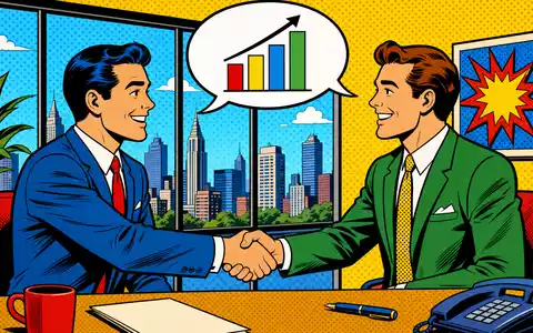 Deutsche Beteiligungs AG Investmentdeal als farbiger Pop Art Comic mit steigendem Chart DE000A1TNUT7 - Foto: THN