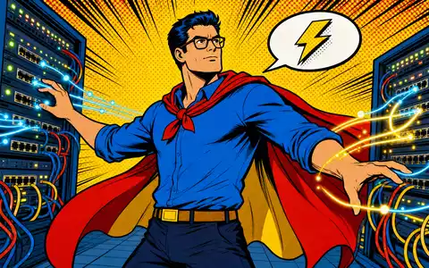 Pop-Art-Comic mit Netzwerk-Superheld illustriert die starke Innovationskraft von Arista Networks Inc. ISIN US0404131064 - Foto: THN