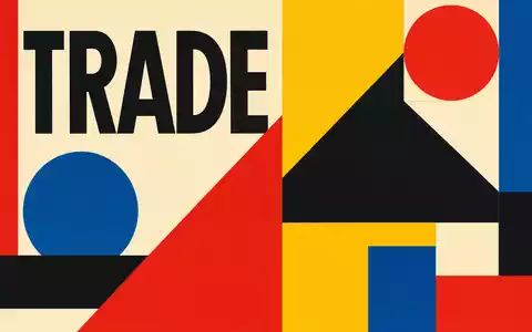 Bauhaus-Poster mit geometrischen Formen symbolisiert DKSH Holding AG, ISIN CH0012684657, Handels- und Distributionsdienstleister mit Textkuerzel - Foto: THN