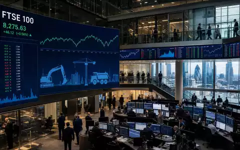 Börsen-Editorial am Handelsplatz zeigt FTSE-Charts passend zu Ashtead Group plc, ISIN GB0000533728, Baumaschinen-Sektor London - Foto: THN