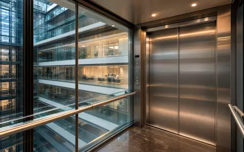 Kone Oyj (ISIN FI0009013403) fertigt Aufzüge, die moderne Bürogebäude mit gläsernen Atrien erschließen weltweit - Foto: THN