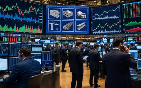 Boersen-Editorial zeigt Handelssaal mit Charts zu Howden Joinery Group Plc, ISIN GB0002148369, britischer Baustoffsektor - Foto: THN