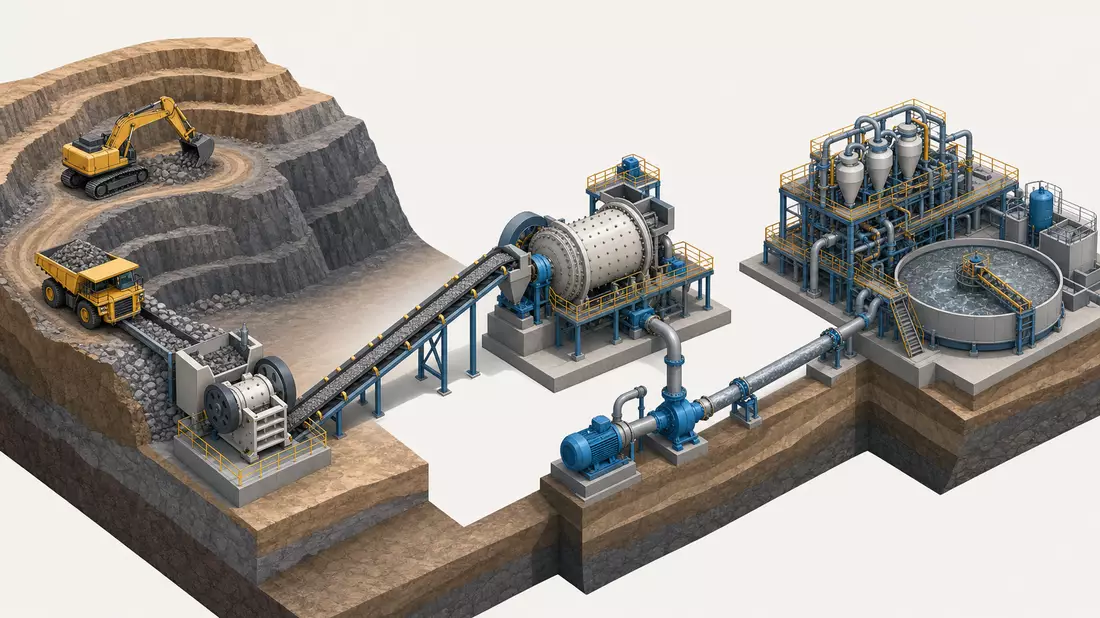 Isometrische Prozesskette Bergbau für The Weir Group plc, GB0009633180